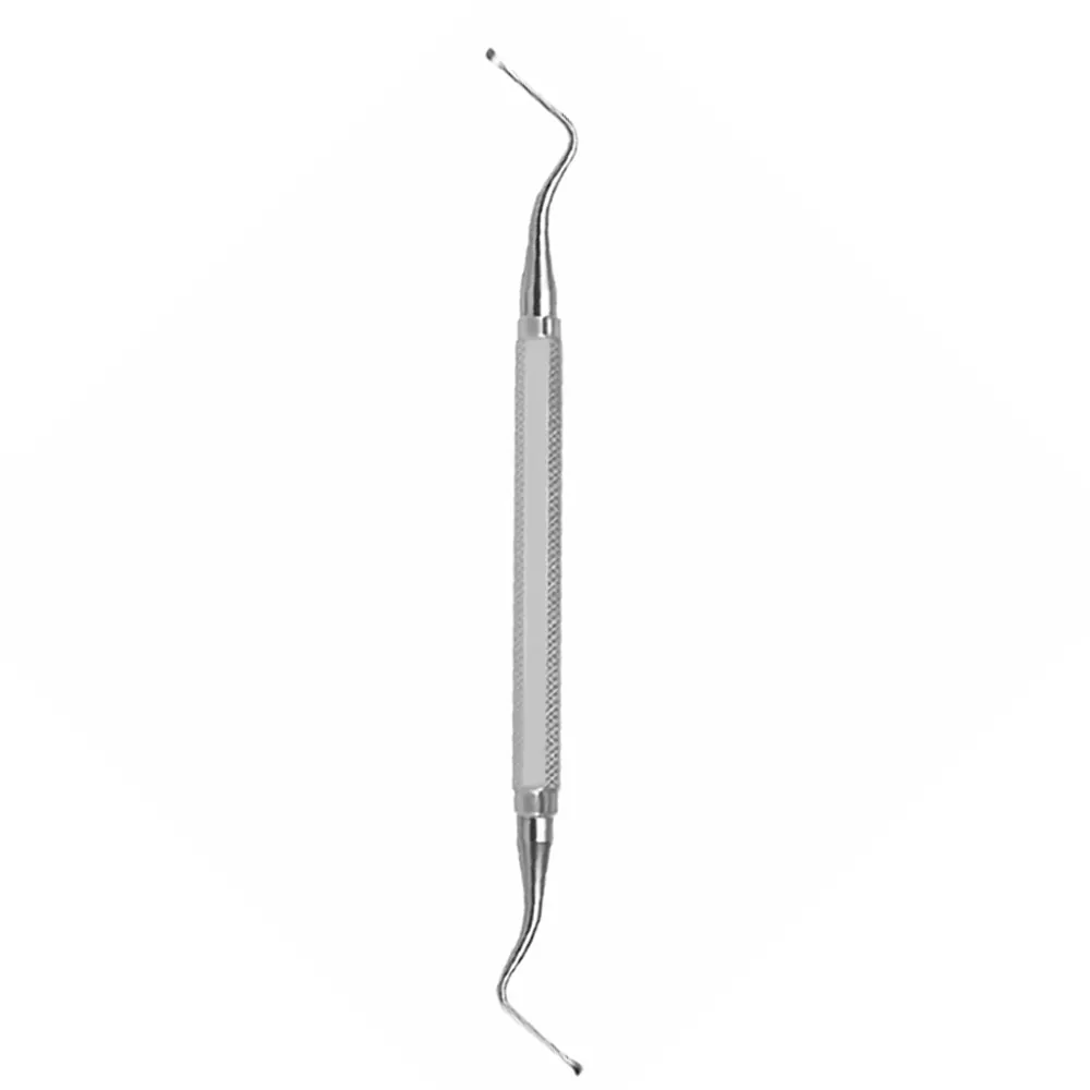 Surgical Curette Spoon Shape Oval Cl 84 Lucas Handle # 3Implant Instruments