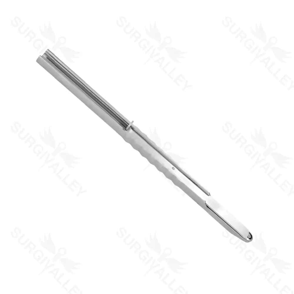 Bone Scraper With Reservoir Straight 155mm Implant Instruments