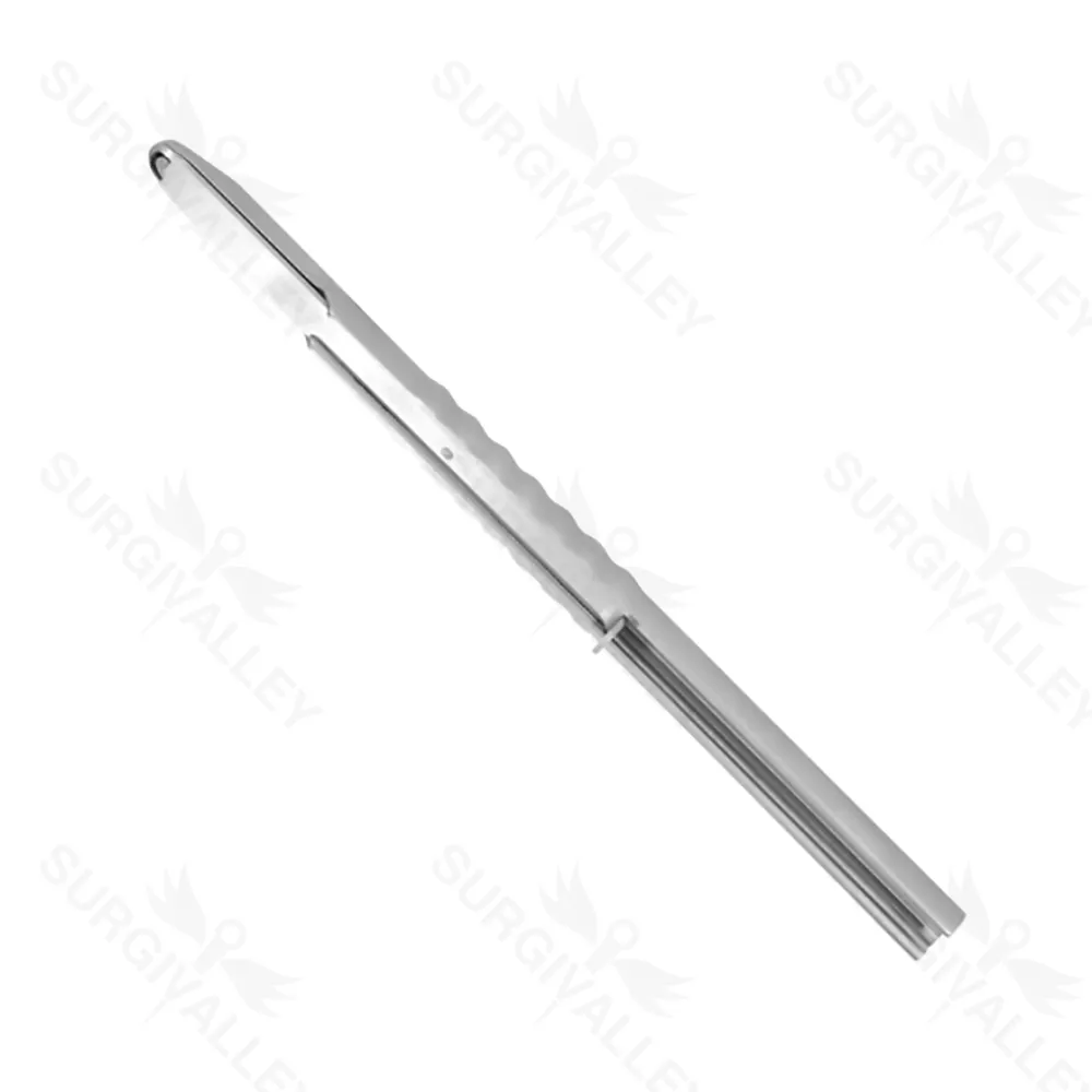 Bone Scraper With Reservoir Straight 155mm Implant Instruments