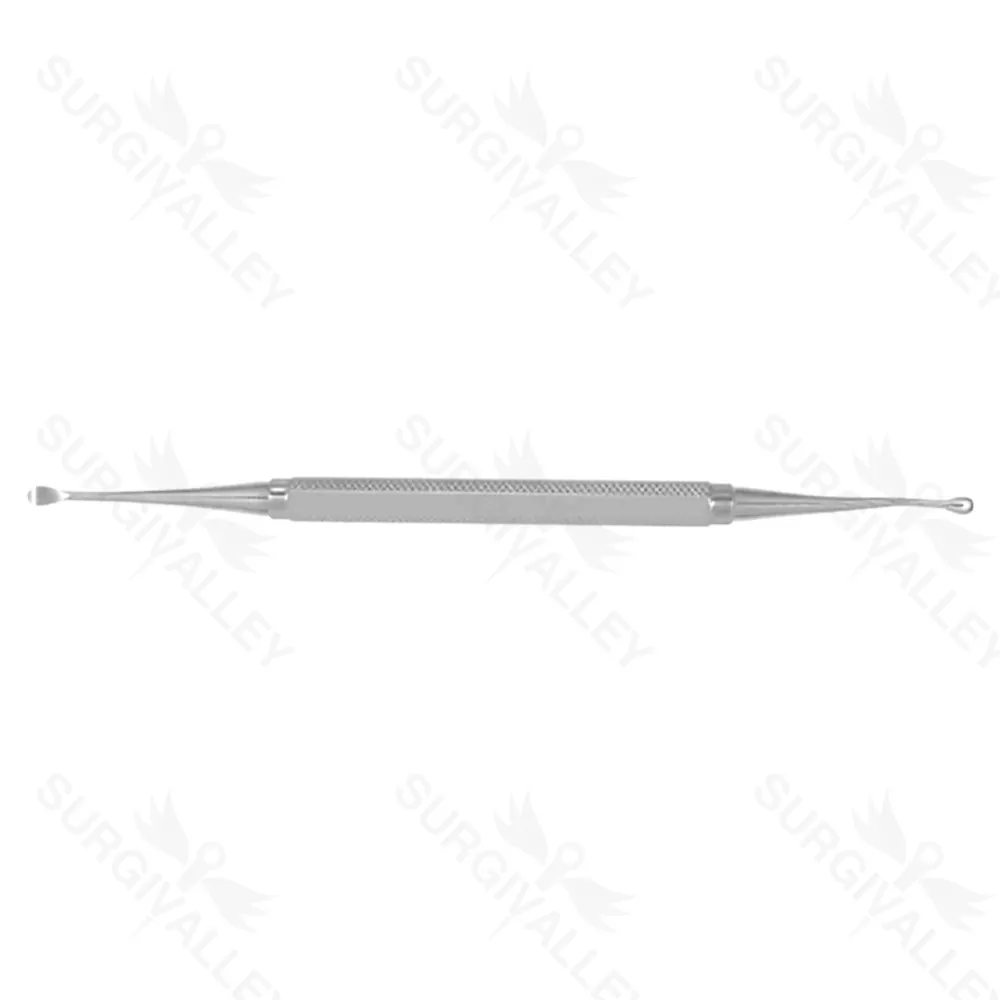 Surgical Curette Spoon Shape Round cm 8 Miller Handle # 3 Implant Instruments