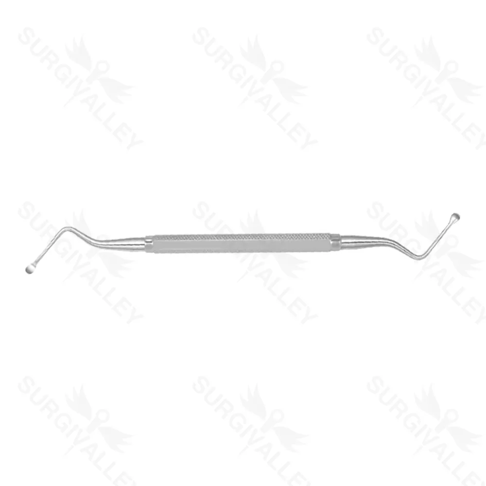 Surgical Curette Spoon Shape Round cm 11 Miller Handle # 3 Implant Instruments
