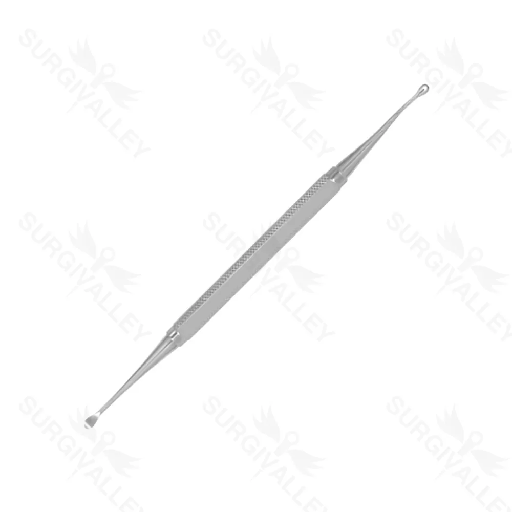 Surgical Curette Spoon Shape Round cm 8 Miller Handle # 3 Implant Instruments