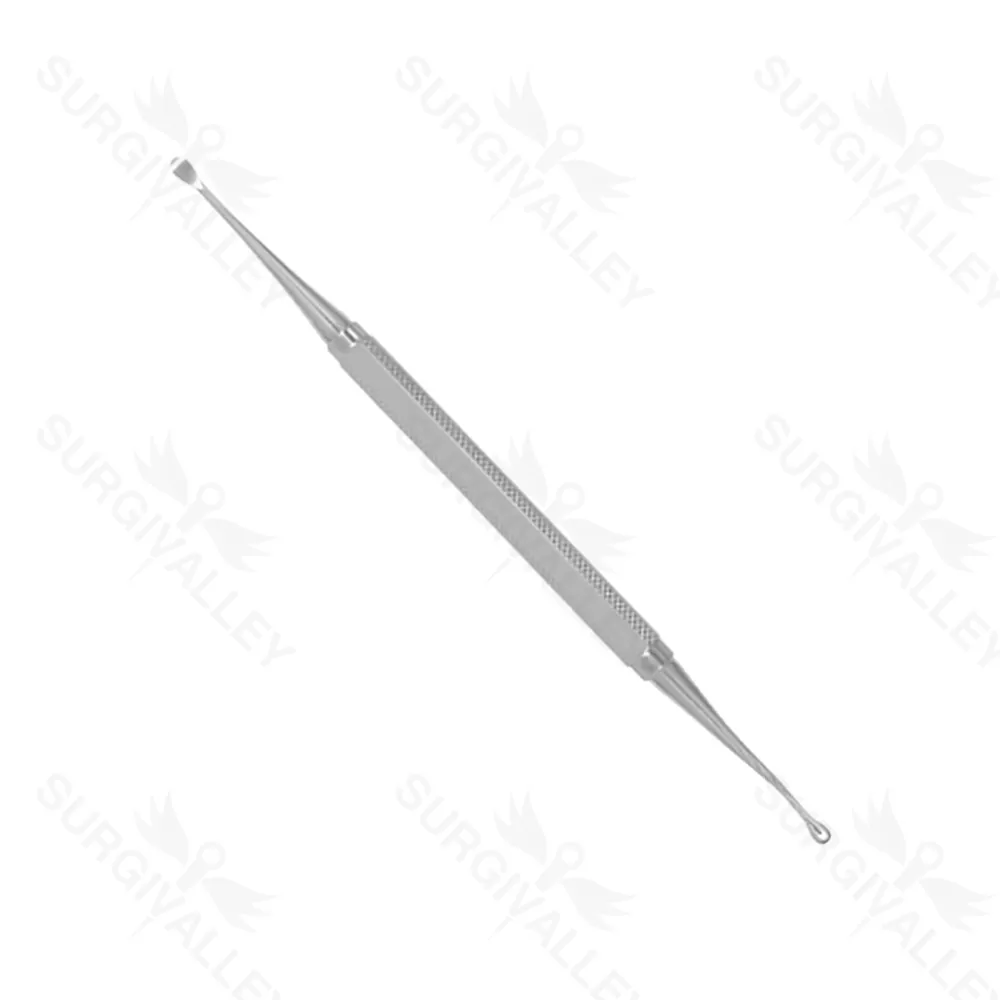 Surgical Curette Spoon Shape Round cm 8 Miller Handle # 3 Implant Instruments