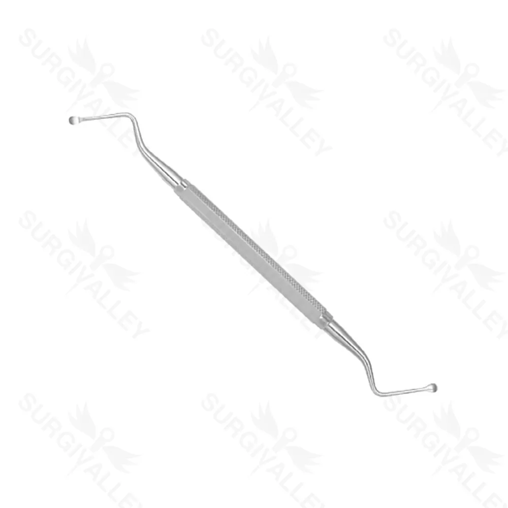 Surgical Curette Spoon Shape Round cm 11 Miller Handle # 3 Implant Instruments