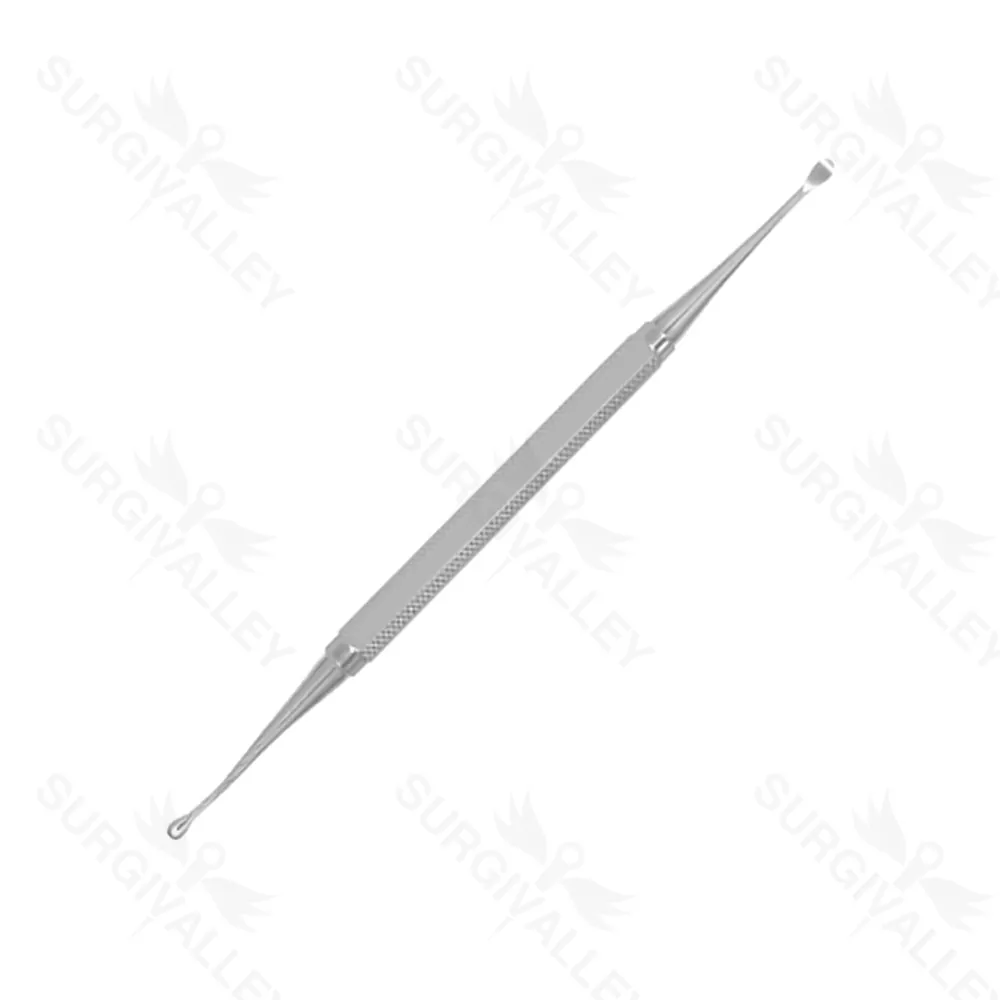 Surgical Curette Spoon Shape Round cm 8 Miller Handle # 3 Implant Instruments
