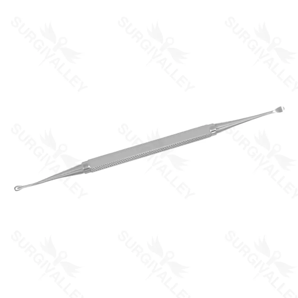 Surgical Curette Spoon Shape Round cm 8 Miller Handle # 3 Implant Instruments