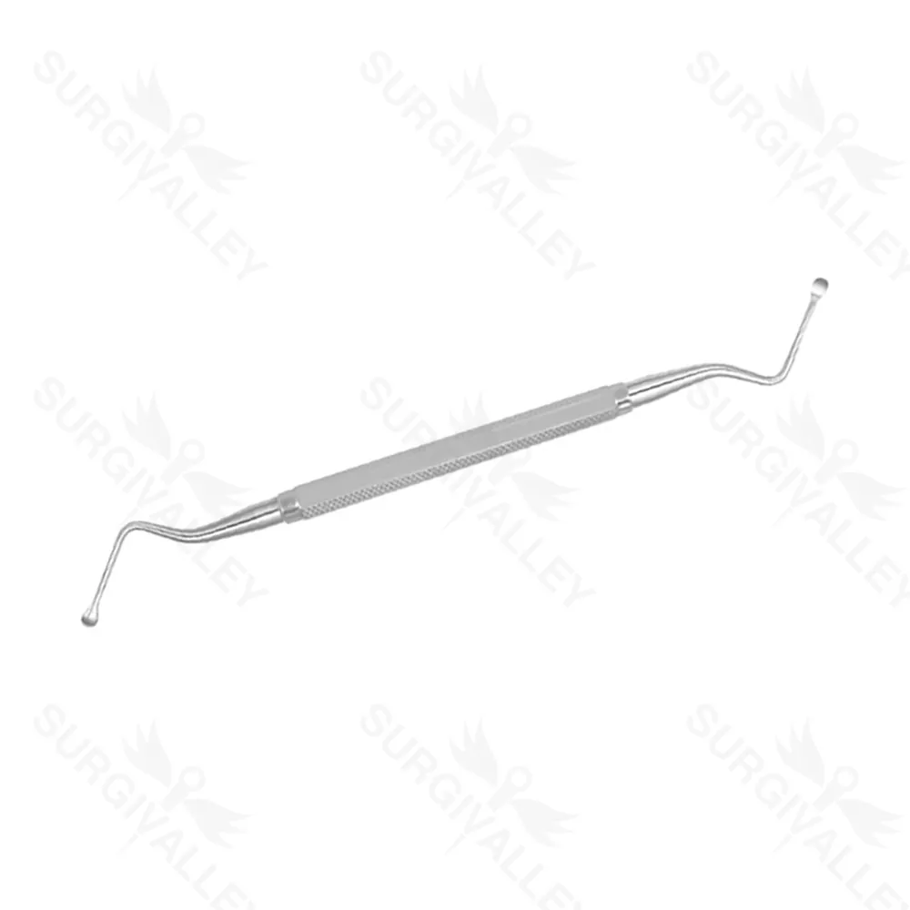 Surgical Curette Spoon Shape Round cm 11 Miller Handle # 3 Implant Instruments