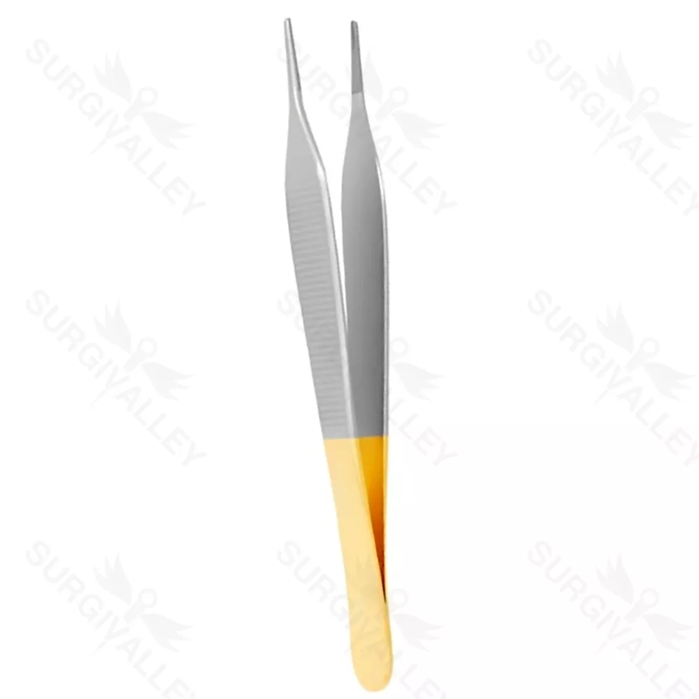 Tissue Pliers Tc Adson Anatomical 120mm Implant Instruments