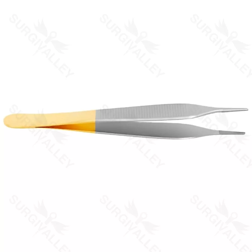 Tissue Pliers Tc Adson Anatomical 120mm Implant Instruments