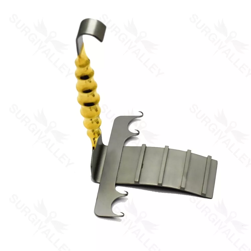 Abdominoplasty Abdominal Retractor Hook 4 Prongs Sharp Plastic Surgery Instruments