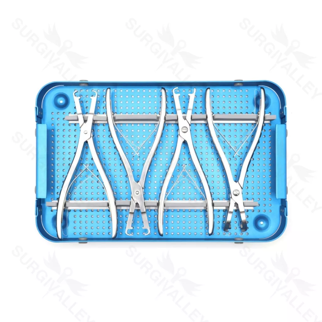 Orthopedic Surgical Instruments Rib Plate Instrument Set