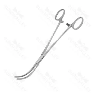 Glover Clamp Curved 210mm Effective Jaw Cardio Vascular Clamp – surgivalley (SV-10-2882)