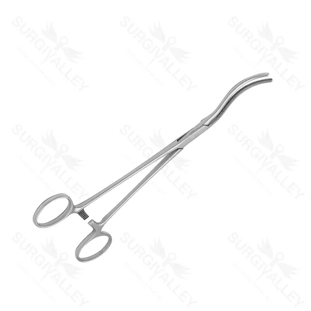Glover Clamp Spoon Shaped Effective Jaw 215mm Cardio Vascular Clamp
