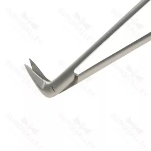 Hedgemans Scissors Angled Cardio Vascular Thoracic Scissors 190mm – surgivalley (SV-10-2886)