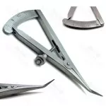 Angled Castroviejo Caliper 0 To 20 mm Dental Medical Stainless Steel Instruments