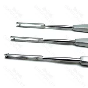 3 Pieces Set Of Ballenger Swivel Straight Knife 3mm, 4mm, 5mm Surgical Instrument