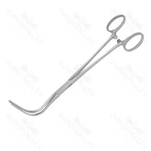 Brock Auricular Clamp Deep Curved 213mm Effective Jaw Thoracic Clamp – surgivalley (SV-10-2168)