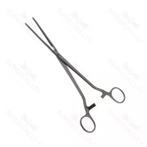 Crafoord Coarctation Clamp Straight 255mm Full Longitudinal Serrations Clamp – surgivalley (SV-10-2186)