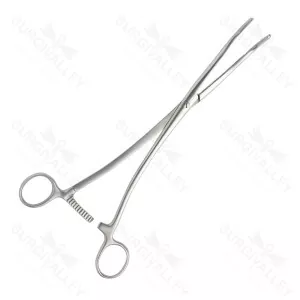 Crafoord Dissecting Clamp Full Curve 260mm Full Lateral Serrations Surgical Clamp – surgivalley (SV-10-2187)