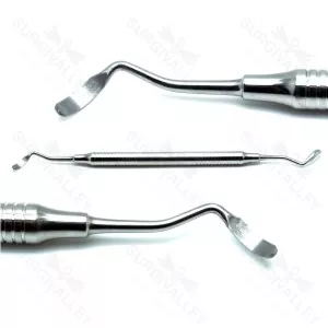 New Dental Bone Scraper Curved Blade Grafting Implantology Surgical Instruments – surgivalley (SV-10-2200)