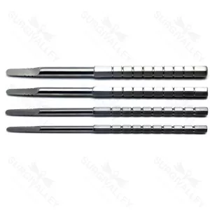 4 Pcs Dental Chisels Bone Semi Round Splitting Surgical Professional Extracting Instruments – surgivalley (SV-10-2201)
