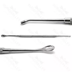 Dental Bone Spoon Grafting Scoop Plugger 3.1mm Surgical Double Ended Stainless Steel – surgivalley (SV-10-2202)