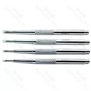 4 Pieces Dental Chisels Straight Ridge Splitting Surgical Extraction Instruments – surgivalley (SV-10-2209)