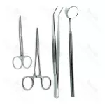 Dental Suture Removal Tray Setup Stainless Steel Premium Instruments Set Of 4