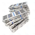 10 Autoclave Sterilization Cassette Rack Dental Box Tray For 10 Instrument