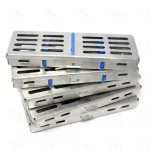10 Autoclave Sterilization Cassette Rack Dental Box Tray For 10 Instrument