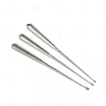 3 Pcs Set Bone Currette Spoon 13mm 16mm 19mm Veterinary Orthopedic Instruments