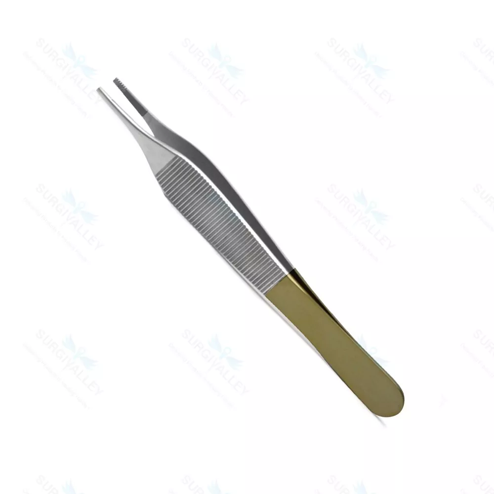 Adson Brown Tissue Forceps 12 cm 7 X 7 Teeth General Surgery Instruments