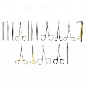 Basic Plastic Surgery Instruments Set Of 16 Pcs Plastic Surgery German Steel – surgivalley (SV-10-1535)