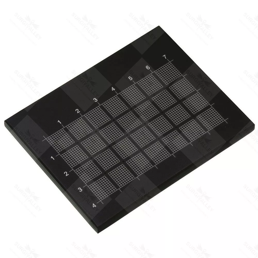 Black Sheen Grid For Measuring Cartilage Graphs/Sheen Rhinoplasty CE