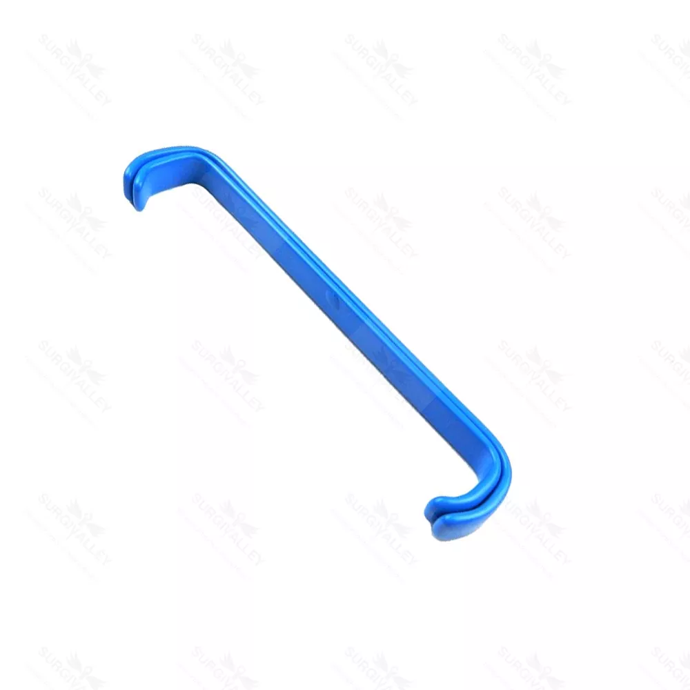 Blue Insulated Farabeuf Retractor Veterinary Surgical Instruments 16mmx150mm