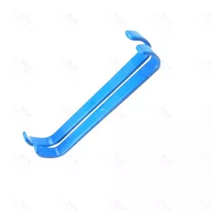 Blue Insulated Farabeuf Retractor Veterinary Surgical Instruments 16mmx150mm – surgivalley (SV-10-1526)