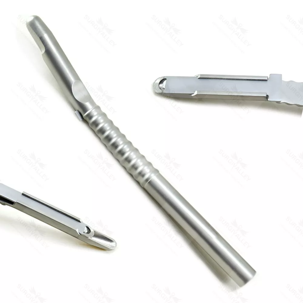 Bone Scraper Curved & Straight Implant Hand Held Bone Grafting Dental Instruments