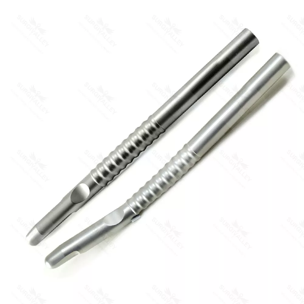 Bone Scraper Curved & Straight Implant Hand Held Bone Grafting Dental Instruments