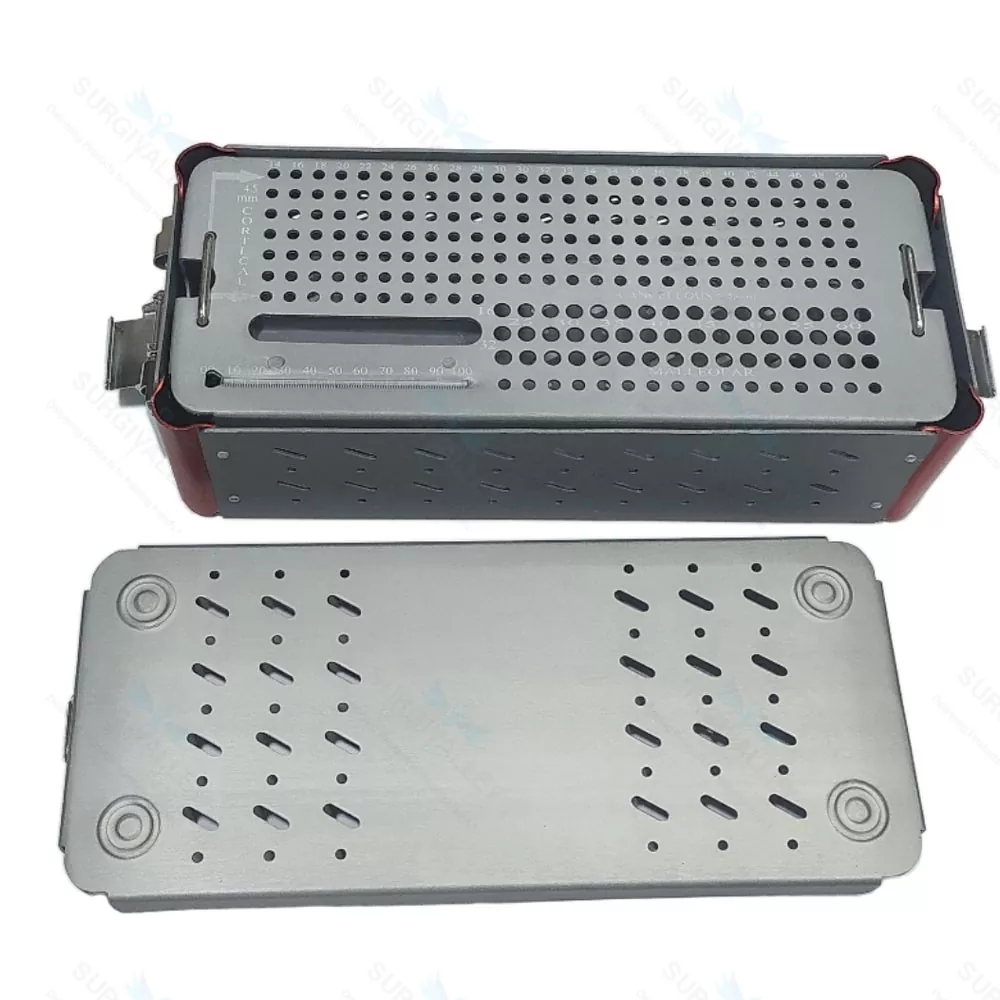 Orthopedic 5.0mm Locking Screw Instruments Empty Case Box