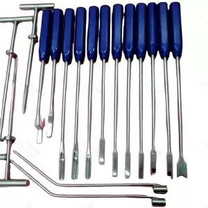Mueller-Type Cement Removal Instruments Titanium Blue 22 Pcs Orthopedics – surgivalley (SV-10-1406)