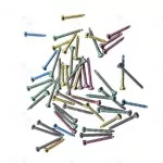 Cortical Cortex Screw 2.0mm Self Tapping Mini Fragments Orthopedic 120 Pcs