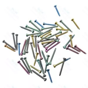 Cortical Cortex Screw 2.0mm Self Tapping Mini Fragments Orthopedic 120 Pcs – surgivalley (SV-10-1696)