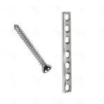 DCP Small Plates 3.5mm 6 - 12 Holes & 3.5mm Cortical Screw 16 - 30mm Lot 88 pcs