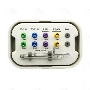 Nobel Biocare Zimmer Astra System Dental implant Prosthetic Kit Driver with Box – surgivalley (SV-10-1395)