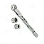 Dental Implant Torque Wrench Ratchet 10-40 Ncm 6.35mm Hex 4.0mm+4 Pcs Hex Driver