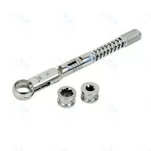 Dental Implant Torque Wrench Ratchet 10-40 Ncm 6.35mm Hex 4.0mm+4 Pcs Hex Driver – surgivalley (SV-10-1487)