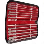 Kit Of 14pcs German Dittel Dilator 8fr-34fr Urethral Sounds Urology Tools
