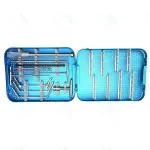 Quick Coupling Drill Bits & Drill Guide Set of 11 Pieces Orthopedic Instruments