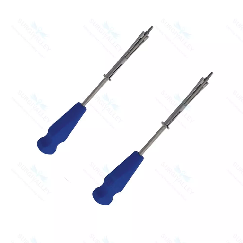 Screw Driver With Sleeve Bit 2.5mm 3.5mm Fiber Handle Orthopedic Instruments