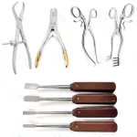 Posterior elevator Pin Wire Cutter &amp; Retractors Orthopedic Instruments Set of 8